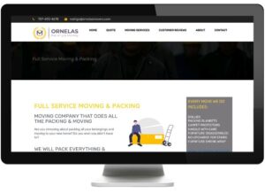 moving company websites, responsive websites