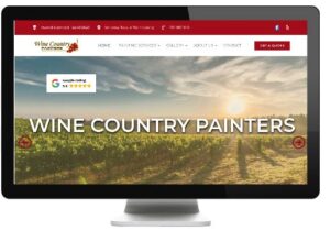 painters website designs desktop